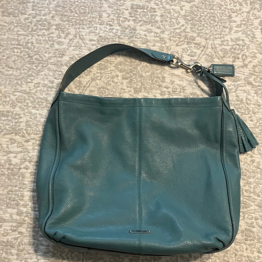 COACH-Avery pebbled hobo bag